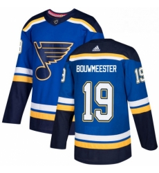 Mens Adidas St Louis Blues 19 Jay Bouwmeester Authentic Royal Blue Home NHL Jersey Mens Adidas St Louis Blues 19 Jay Bouwmeester Authentic Royal Blue Home NHL Jersey