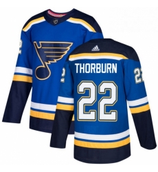 Mens Adidas St Louis Blues 22 Chris Thorburn Authentic Royal Blue Home NHL Jersey Mens Adidas St Louis Blues 22 Chris Thorburn Authentic Royal Blue Home NHL Jersey