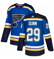 Mens Adidas St Louis Blues 29 Vince Dunn Authentic Royal Blue Home NHL Jersey Mens Adidas St Louis Blues 29 Vince Dunn Authentic Royal Blue Home NHL Jersey