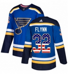 Mens Adidas St Louis Blues 32 Brian Flynn Authentic Blue USA Flag Fashion NHL Jersey Mens Adidas St Louis Blues 32 Brian Flynn Authentic Blue USA Flag Fashion NHL Jersey