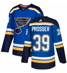 Mens Adidas St Louis Blues 39 Nate Prosser Authentic Royal Blue Home NHL Jersey Mens Adidas St Louis Blues 39 Nate Prosser Authentic Royal Blue Home NHL Jersey