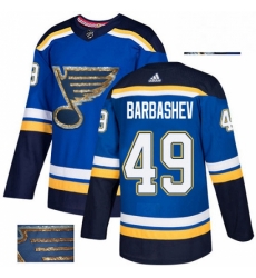 Mens Adidas St Louis Blues 49 Ivan Barbashev Authentic Royal Blue Fashion Gold NHL Jersey Mens Adidas St Louis Blues 49 Ivan Barbashev Authentic Royal Blue Fashion Gold NHL Jersey