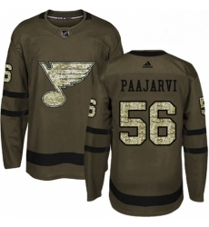 Mens Adidas St Louis Blues 56 Magnus Paajarvi Authentic Green Salute to Service NHL Jersey Mens Adidas St Louis Blues 56 Magnus Paajarvi Authentic Green Salute to Service NHL Jersey