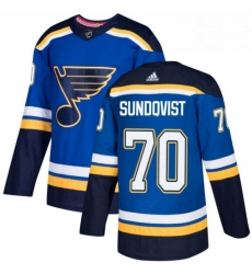 Mens Adidas St Louis Blues 70 Oskar Sundqvist Authentic Royal Blue Home NHL Jersey Mens Adidas St Louis Blues 70 Oskar Sundqvist Authentic Royal Blue Home NHL Jersey