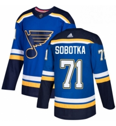 Mens Adidas St Louis Blues 71 Vladimir Sobotka Authentic Royal Blue Home NHL Jersey Mens Adidas St Louis Blues 71 Vladimir Sobotka Authentic Royal Blue Home NHL Jersey