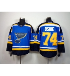NHL St. Louis Blues #74 oshie blue-black jerseys NHL St. Louis Blues #74 oshie blue-black jerseys