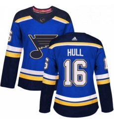 Womens Adidas St Louis Blues 16 Brett Hull Authentic Royal Blue Home NHL Jersey Womens Adidas St Louis Blues 16 Brett Hull Authentic Royal Blue Home NHL Jersey