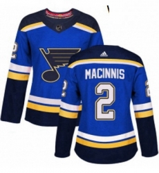 Womens Adidas St Louis Blues 2 Al Macinnis Authentic Royal Blue Home NHL Jersey Womens Adidas St Louis Blues 2 Al Macinnis Authentic Royal Blue Home NHL Jersey