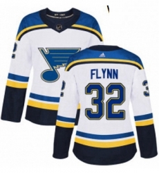 Womens Adidas St Louis Blues 32 Brian Flynn Authentic White Away NHL Jersey Womens Adidas St Louis Blues 32 Brian Flynn Authentic White Away NHL Jersey