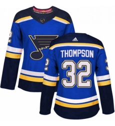 Womens Adidas St Louis Blues 32 Tage Thompson Authentic Royal Blue Home NHL Jersey Womens Adidas St Louis Blues 32 Tage Thompson Authentic Royal Blue Home NHL Jersey