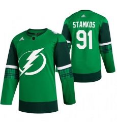Men Tampa Bay Lightning 91 Steven Stamkos Green 2020 Adidas Jersey Men Tampa Bay Lightning 91 Steven Stamkos Green 2020 Adidas Jersey