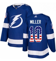 Mens Adidas Tampa Bay Lightning 10 JT Miller Authentic Blue USA Flag Fashion NHL Jerse Mens Adidas Tampa Bay Lightning 10 JT Miller Authentic Blue USA Flag Fashion NHL Jerse