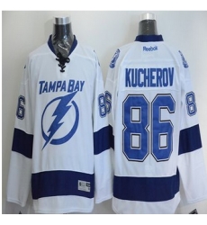 Tampa Bay Lightning #86 Nikita Kucherov White Stitched NHL Jersey Tampa Bay Lightning #86 Nikita Kucherov White Stitched NHL Jersey