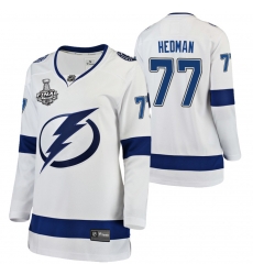 Women Adidas Tampa Bay Lightning 77 Victor Hedman Premier White Home NHL Jersey Women Adidas Tampa Bay Lightning 77 Victor Hedman Premier White Home NHL Jersey
