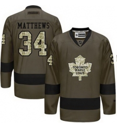 Maple Leafs #34 Auston Matthews Green Salute to Service Stitched NHL Jersey Maple Leafs #34 Auston Matthews Green Salute to Service Stitched NHL Jersey