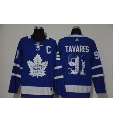 Maple Leafs 91 John Tavares Blue Adidas Fashion Jersey Maple Leafs 91 John Tavares Blue Adidas Fashion Jersey