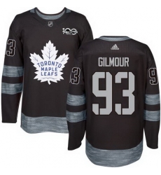 Maple Leafs #93 Doug Gilmour Black 1917 2017 100th Anniversary Stitched NHL Jersey Maple Leafs #93 Doug Gilmour Black 1917 2017 100th Anniversary Stitched NHL Jersey