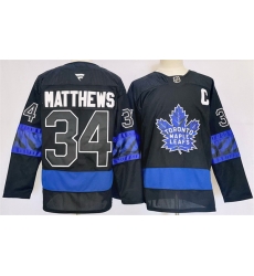 Men Toronto Maple Leafs 34 Auston Matthews Black 2024 25 Stitched Jersey Men Toronto Maple Leafs 34 Auston Matthews Black 2024 25 Stitched Jersey