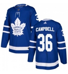 Men Toronto Maple Leafs 36 Jack Campbell Blue Authentitc Adidas Jersey Men Toronto Maple Leafs 36 Jack Campbell Blue Authentitc Adidas Jersey
