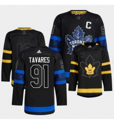 Men Toronto Maple Leafs Black 91 John Tavares Alternate Premier Breakaway Reversible Stitched jersey Men Toronto Maple Leafs Black 91 John Tavares Alternate Premier Breakaway Reversible Stitched jersey