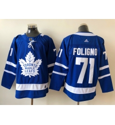 Men Toronto Maple Leafs Nick Foligno 71 Blue Alternate NHL Jersey Men Toronto Maple Leafs Nick Foligno 71 Blue Alternate NHL Jersey