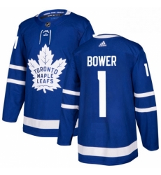 Mens Adidas Toronto Maple Leafs 1 Johnny Bower Premier Royal Blue Home NHL Jersey Mens Adidas Toronto Maple Leafs 1 Johnny Bower Premier Royal Blue Home NHL Jersey