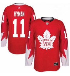 Mens Adidas Toronto Maple Leafs 11 Zach Hyman Premier Red Alternate NHL Jersey Mens Adidas Toronto Maple Leafs 11 Zach Hyman Premier Red Alternate NHL Jersey