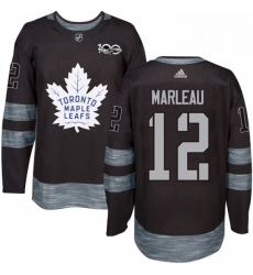 Mens Adidas Toronto Maple Leafs 12 Patrick Marleau Authentic Black 1917 2017 100th Anniversary NHL Jersey Mens Adidas Toronto Maple Leafs 12 Patrick Marleau Authentic Black 1917 2017 100th Anniversary NHL Jersey