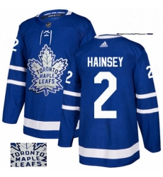 Mens Adidas Toronto Maple Leafs 2 Ron Hainsey Authentic Royal Blue Fashion Gold NHL Jersey Mens Adidas Toronto Maple Leafs 2 Ron Hainsey Authentic Royal Blue Fashion Gold NHL Jersey