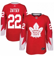 Mens Adidas Toronto Maple Leafs 22 Nikita Zaitsev Premier Red Alternate NHL Jersey Mens Adidas Toronto Maple Leafs 22 Nikita Zaitsev Premier Red Alternate NHL Jersey