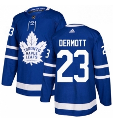 Mens Adidas Toronto Maple Leafs 23 Travis Dermott Authentic Royal Blue Home NHL Jersey Mens Adidas Toronto Maple Leafs 23 Travis Dermott Authentic Royal Blue Home NHL Jersey