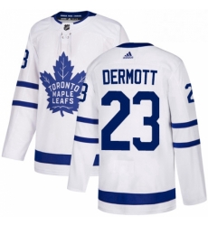 Mens Adidas Toronto Maple Leafs 23 Travis Dermott Authentic White Away NHL Jersey Mens Adidas Toronto Maple Leafs 23 Travis Dermott Authentic White Away NHL Jersey