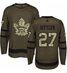 Mens Adidas Toronto Maple Leafs 27 Darryl Sittler Authentic Green Salute to Service NHL Jersey Mens Adidas Toronto Maple Leafs 27 Darryl Sittler Authentic Green Salute to Service NHL Jersey