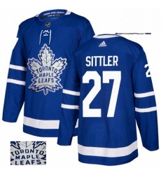 Mens Adidas Toronto Maple Leafs 27 Darryl Sittler Authentic Royal Blue Fashion Gold NHL Jersey Mens Adidas Toronto Maple Leafs 27 Darryl Sittler Authentic Royal Blue Fashion Gold NHL Jersey