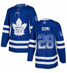 Mens Adidas Toronto Maple Leafs 28 Tie Domi Authentic Blue Drift Fashion NHL Jersey Mens Adidas Toronto Maple Leafs 28 Tie Domi Authentic Blue Drift Fashion NHL Jersey