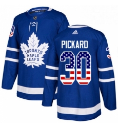 Mens Adidas Toronto Maple Leafs 30 Calvin Pickard Authentic Royal Blue USA Flag Fashion NHL Jersey Mens Adidas Toronto Maple Leafs 30 Calvin Pickard Authentic Royal Blue USA Flag Fashion NHL Jersey
