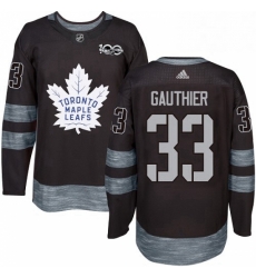 Mens Adidas Toronto Maple Leafs 33 Frederik Gauthier Authentic Black 1917 2017 100th Anniversary NHL Jersey Mens Adidas Toronto Maple Leafs 33 Frederik Gauthier Authentic Black 1917 2017 100th Anniversary NHL Jersey