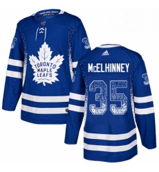Mens Adidas Toronto Maple Leafs 35 Curtis McElhinney Authentic Blue Drift Fashion NHL Jersey Mens Adidas Toronto Maple Leafs 35 Curtis McElhinney Authentic Blue Drift Fashion NHL Jersey