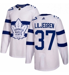 Mens Adidas Toronto Maple Leafs 37 Timothy Liljegren Authentic White 2018 Stadium Series NHL Jersey Mens Adidas Toronto Maple Leafs 37 Timothy Liljegren Authentic White 2018 Stadium Series NHL Jersey