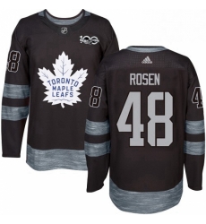 Mens Adidas Toronto Maple Leafs 48 Calle Rosen Authentic Black 1917 2017 100th Anniversary NHL Jersey Mens Adidas Toronto Maple Leafs 48 Calle Rosen Authentic Black 1917 2017 100th Anniversary NHL Jersey
