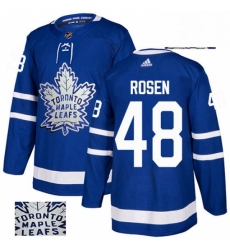 Mens Adidas Toronto Maple Leafs 48 Calle Rosen Authentic Royal Blue Fashion Gold NHL Jersey Mens Adidas Toronto Maple Leafs 48 Calle Rosen Authentic Royal Blue Fashion Gold NHL Jersey