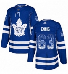 Mens Adidas Toronto Maple Leafs 63 Tyler Ennis Authentic Blue Drift Fashion NHL Jersey Mens Adidas Toronto Maple Leafs 63 Tyler Ennis Authentic Blue Drift Fashion NHL Jersey