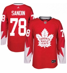 Mens Adidas Toronto Maple Leafs 78 Rasmus Sandin Authentic Red Alternate NHL Jersey Mens Adidas Toronto Maple Leafs 78 Rasmus Sandin Authentic Red Alternate NHL Jersey