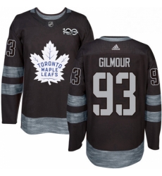 Mens Adidas Toronto Maple Leafs 93 Doug Gilmour Authentic Black 1917 2017 100th Anniversary NHL Jersey Mens Adidas Toronto Maple Leafs 93 Doug Gilmour Authentic Black 1917 2017 100th Anniversary NHL Jersey