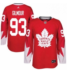 Mens Adidas Toronto Maple Leafs 93 Doug Gilmour Authentic Red Alternate NHL Jersey Mens Adidas Toronto Maple Leafs 93 Doug Gilmour Authentic Red Alternate NHL Jersey