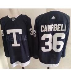 Men's Toronto Maple Leafs 36 Jack Campbell Navy 2022 NHL Heritage Classic Adidas Jersey Men's Toronto Maple Leafs 36 Jack Campbell Navy 2022 NHL Heritage Classic Adidas Jersey