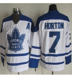 Toronto Maple Leafs #7 Tim Horton White CCM Throwback Winter Classic Stitched NHL Jersey Toronto Maple Leafs #7 Tim Horton White CCM Throwback Winter Classic Stitched NHL Jersey