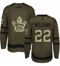 Youth Adidas Toronto Maple Leafs 22 Tiger Williams Authentic Green Salute to Service NHL Jersey Youth Adidas Toronto Maple Leafs 22 Tiger Williams Authentic Green Salute to Service NHL Jersey
