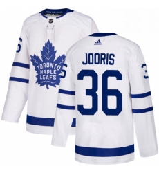 Youth Adidas Toronto Maple Leafs 36 Josh Jooris Authentic White Away NHL Jersey Youth Adidas Toronto Maple Leafs 36 Josh Jooris Authentic White Away NHL Jersey
