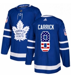Youth Adidas Toronto Maple Leafs 8 Connor Carrick Authentic Royal Blue USA Flag Fashion NHL Jersey Youth Adidas Toronto Maple Leafs 8 Connor Carrick Authentic Royal Blue USA Flag Fashion NHL Jersey